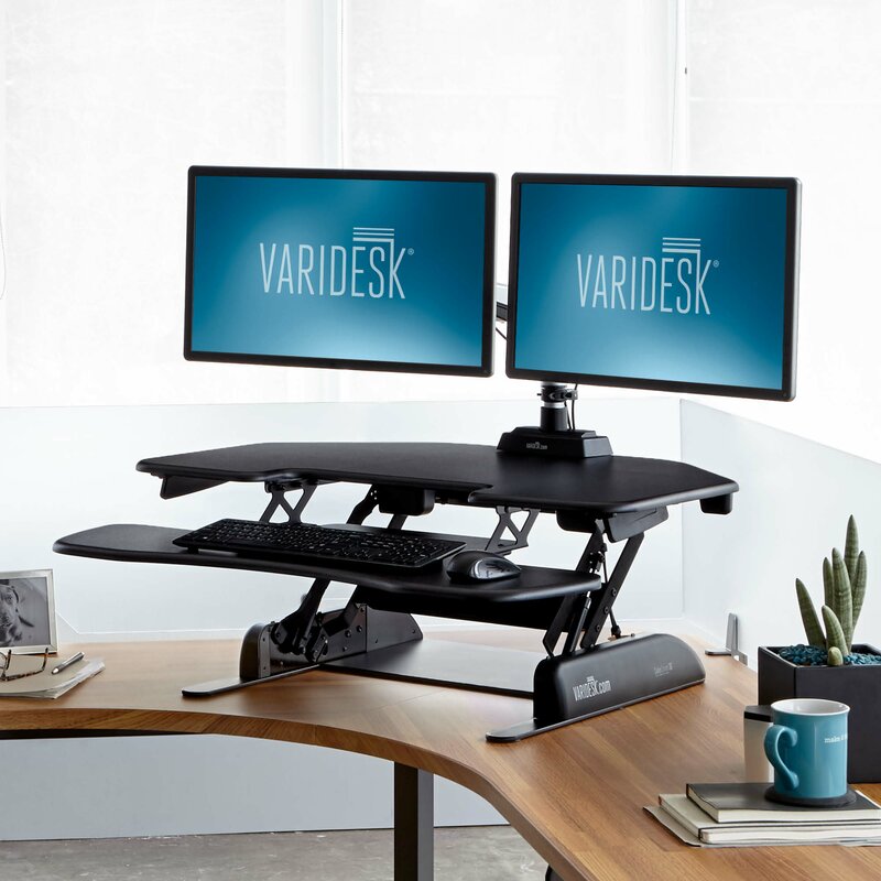 custom adjustable standing desk converter